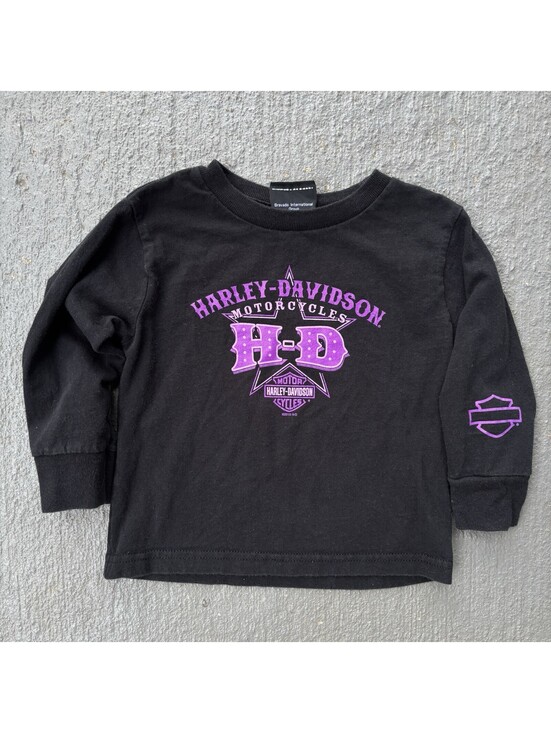 Harley-Davidson Other - KIDS Harley Davidson Star Cleveland Bedford Heights Ohio Long Sleeve Shirt 3T